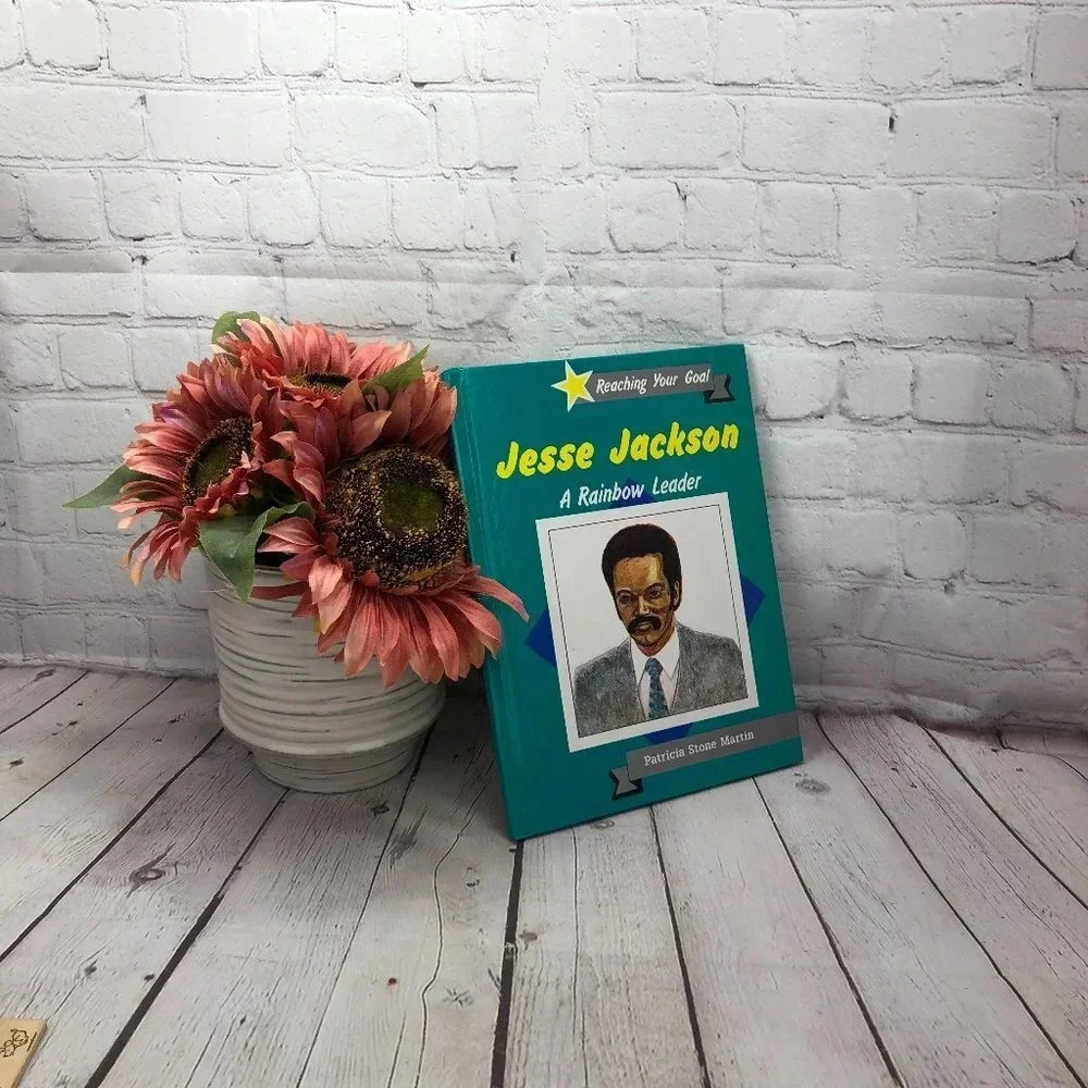 Vintage Children's book Jesse Jackson a rainbow leader 1987